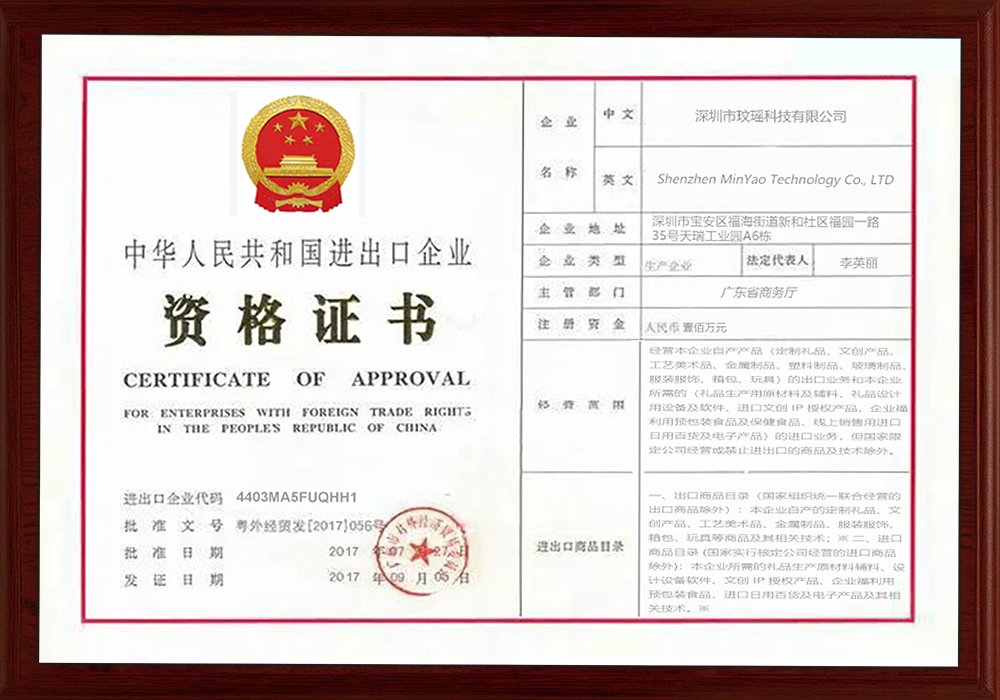 Import and Export Enterprise Qualification Certificate M&Y Gift Set Solution.jpg